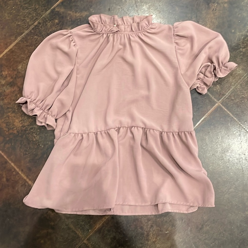 Dark taupe top